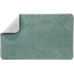 Tapis de bain uni polyester 50x80cm tilleul