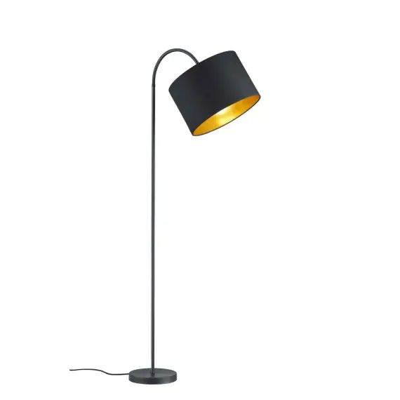 Lampadaire en métal noir