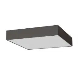 Plafonnier d&rsquo;extérieur carré gris anthracite 12 cm