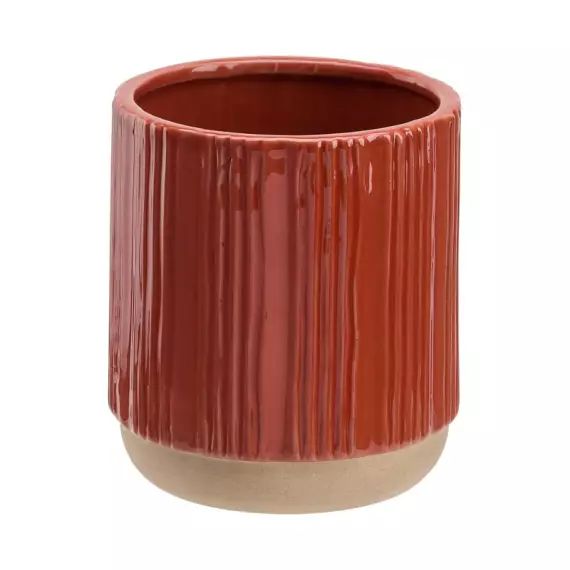 Cache-pot Ø 13 cm ELIAS Terracotta