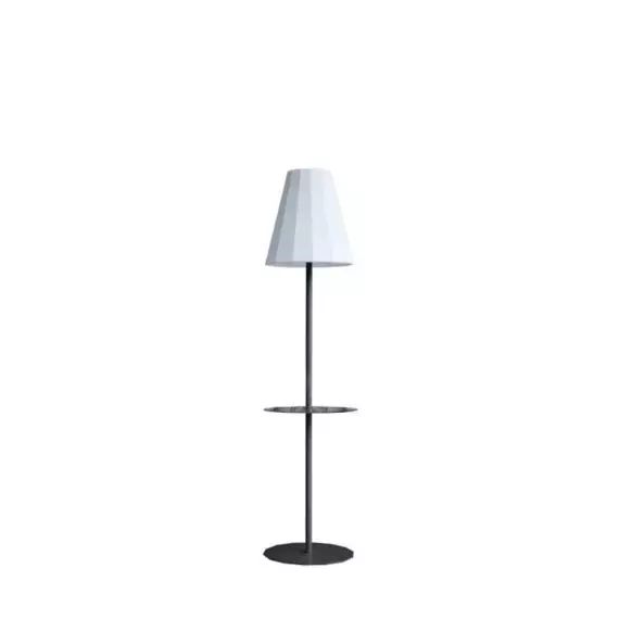 HELGA-Lampadaire d’extérieur LED RGB solaire rechargeable avec port USB H165cm