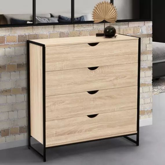 Commode industrielle 4 tiroirs