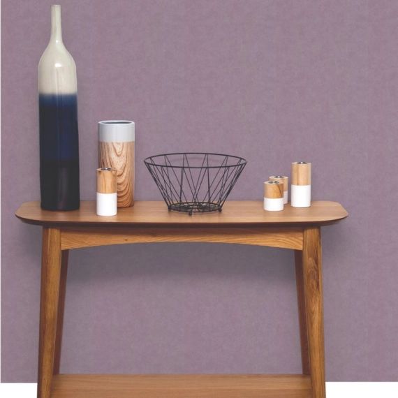 Papier peint vinyle Uni Fibre parme