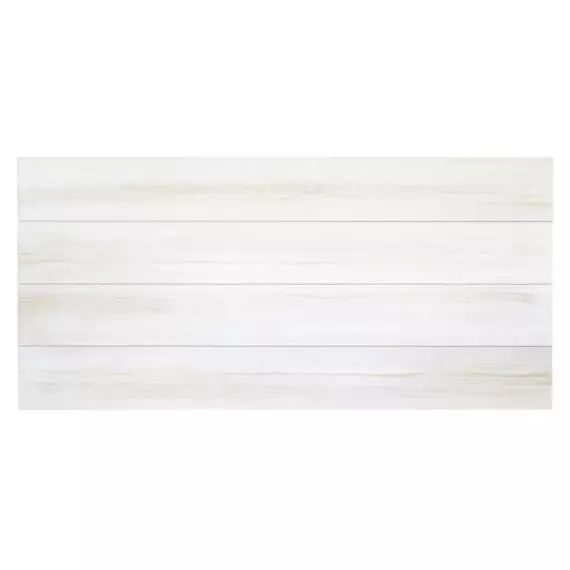 Tête de lit en bois couleur blanche décapé 160x80cm