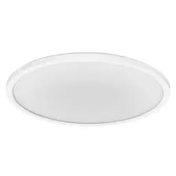 Plafonnier lumineux en PVC blanc, 40cm