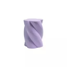 Table d’appoint Marshmallow en Plastique, Fibre de verre – Couleur Violet – 30 x 30 x 40 cm