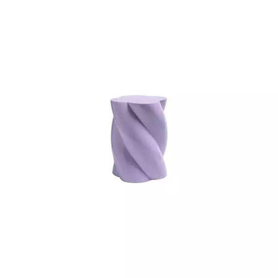 Table d’appoint Marshmallow en Plastique, Fibre de verre – Couleur Violet – 30 x 30 x 40 cm