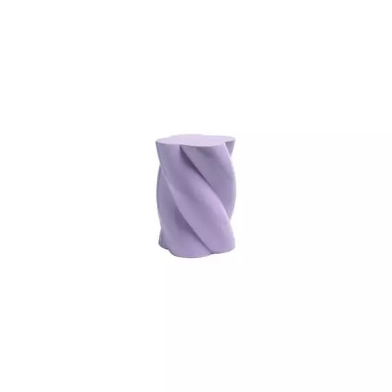 Table d&rsquo;appoint Marshmallow en Plastique, Fibre de verre – Couleur Violet – 30 x 30 x 40 cm