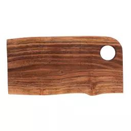 Planche à découper organique 30x15cm   en bois  marron