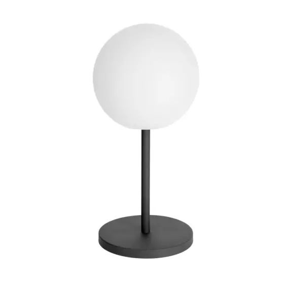 Dinesh – Lampe à poser ronde et sans fil ø30cm – Couleur – Blanc