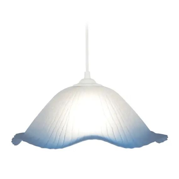 Suspension verre bleu