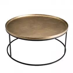 Table d'appoint ronde en aluminium ø39,5cm - RINGAR