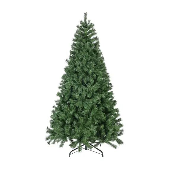 Sapin de Noël artificiel 180 cm en pvc et métal vert