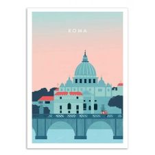 ROMA –  Affiche d’art 50 x 70 cm