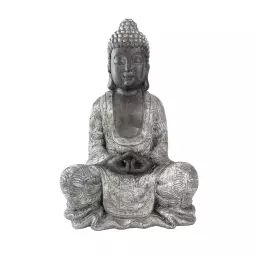 Statuette Bouddha en résine bronze