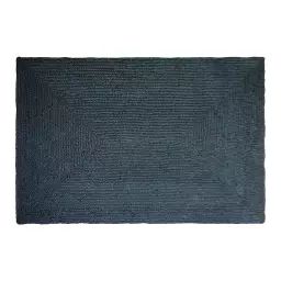 Tapis jute naturel rectangulaire noir –   200 x 300