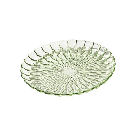 Plat Jelly en Plastique, PMMA – Couleur Vert – 46 x 46 x 3.5 cm – Designer Patricia Urquiola