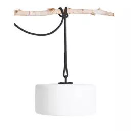 Lampe extérieur sans fil rechargeable Thierry Le swinger en Plastique, Polyéthylène – Couleur Blanc – 320 x 47.62 x 20.5 cm – Designer Anton de Groof