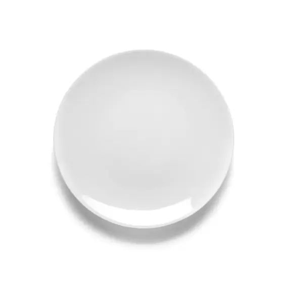 Assiette dessert en Porcelaine Blanc