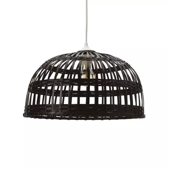 Suspension en bambou noir d. 40 cm