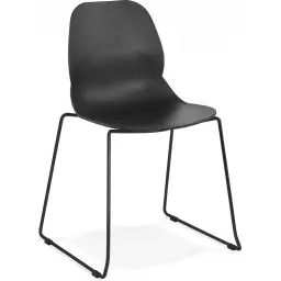 Chaise design minimaliste couleur noir