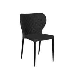 Pisa – Lot de 4 chaises en simili et métal