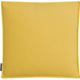 Housse de coussin box » pour assise jaune uni- 40x40x5 cm »