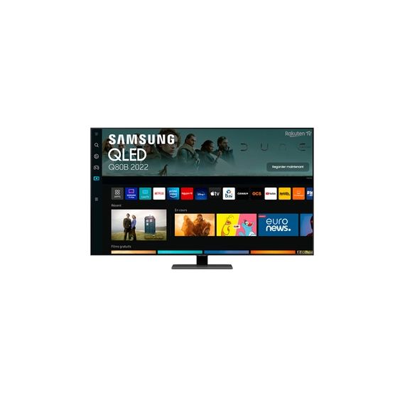 TV LED Samsung QLED 85 » QE85Q80B 4K UHD Argent Carbone