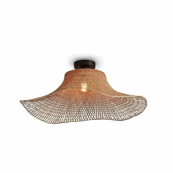 Plafonnier bambou  naturel, h. 20cm