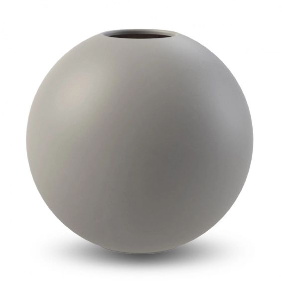 Vase Ball gris 30 cm