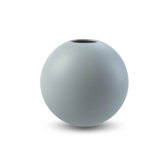 Vase bleu poudre Ball 10 cm