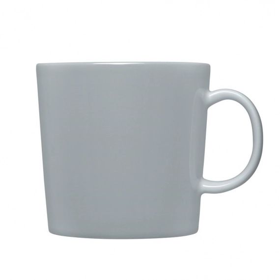 Mug à thé Teema blanc gris perle