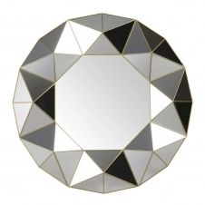 Miroir à reliefs géométriques D60