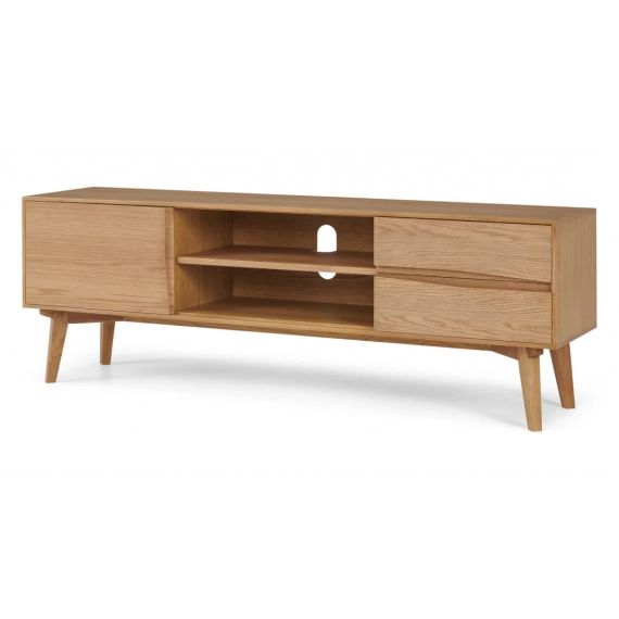 Wingrove, grand meuble TV, chêne français Mr Scandinave