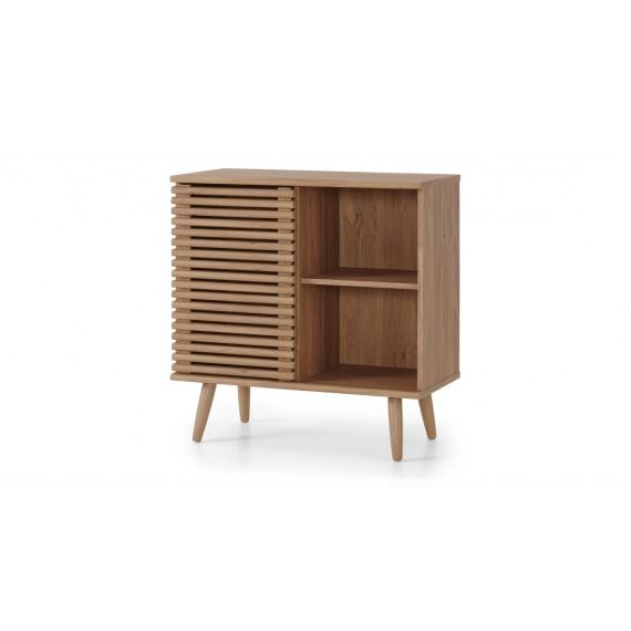Tulma, meuble cabinet compact, effet chêne