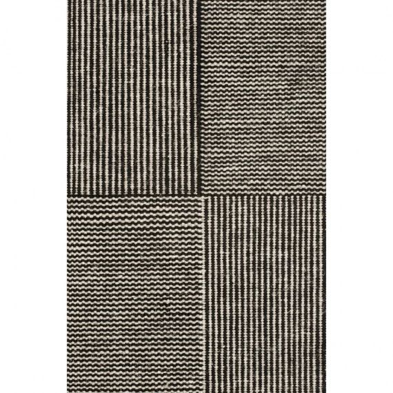 Tapis en laine Kent 250×300 cm Noir