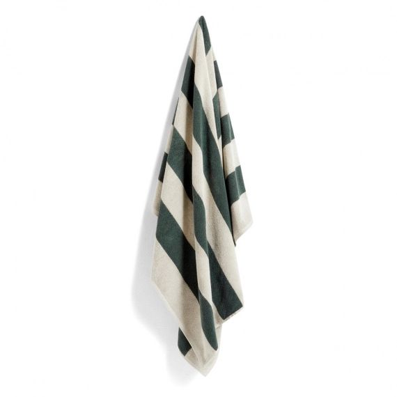 Serviette de bain Frotté Stripe 100×150 cm Dark green