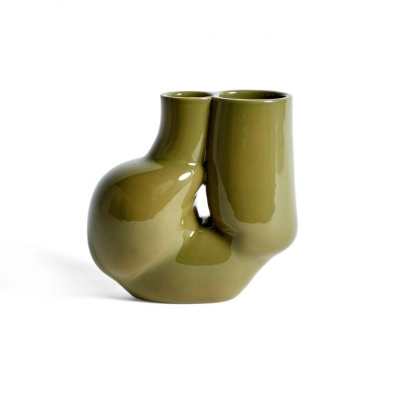 Vase W&S Chubby Olive green