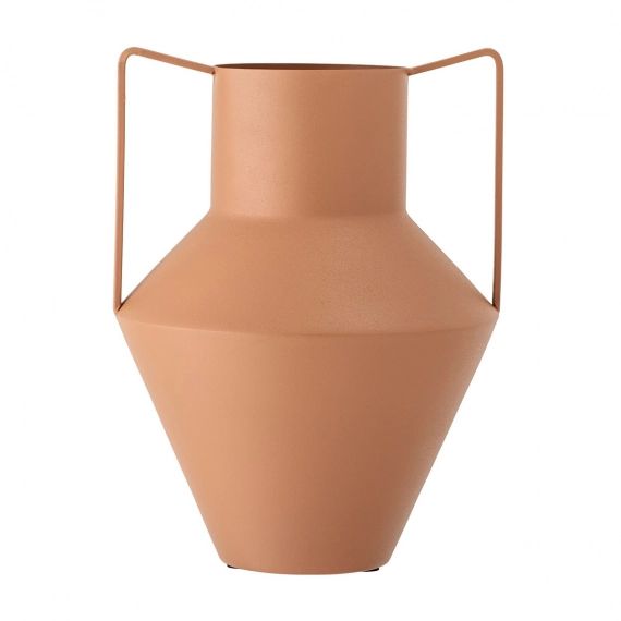 Vase en métal avec poignée Bloomingville 34 cm Marron