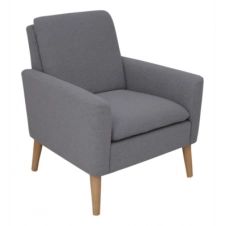 Fauteuil CHILLY tissu anthracite