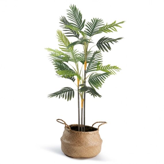 Palmier artificiel hauteur 150 cm plante avec pot