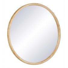 Miroir rond D90 cm LALOU Chêne