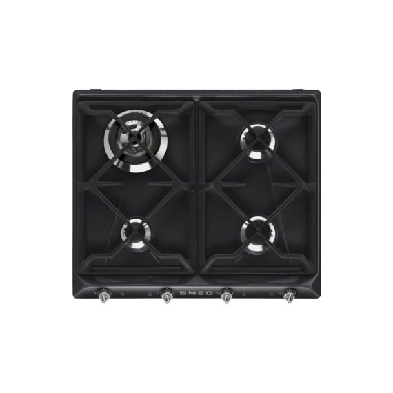 Table gaz SMEG SR964NGH 60cm noir