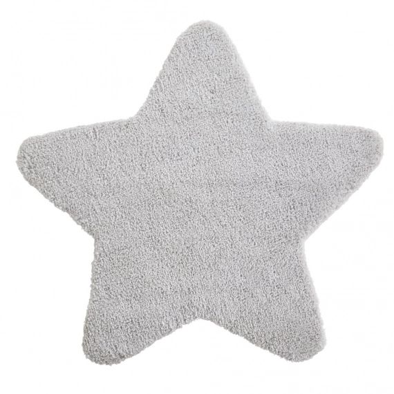 Tapis étoile gris 100×100