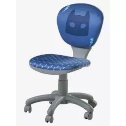 Chaise de bureau à roulettes enfant Super-héros bleu