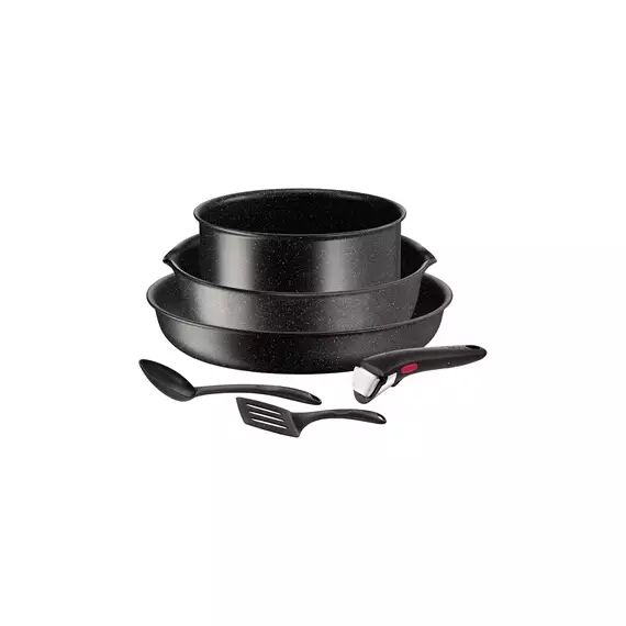 Casserolerie Tefal Set 6 pieces Ingenio Black Stone