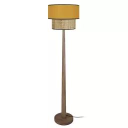 Lampadaire D40cm foncé jaune