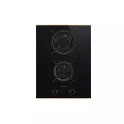 Plaque gaz Smeg Plaque gaz Domino PV632CNR – 38 cm –  noir vitro céramique