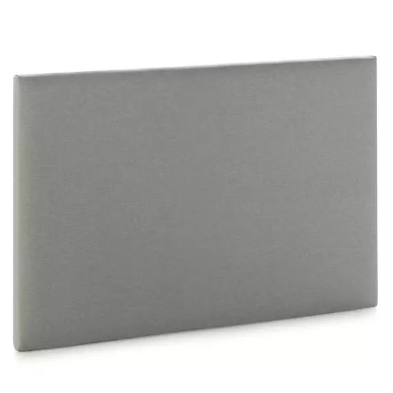 Tête de lit recouverte de tissu Gris Clair 90×60 cm