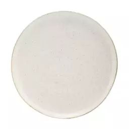 Assiette Pion en Céramique, Porcelaine émaillée – Couleur Gris – 18.76 x 18.76 x 3.5 cm